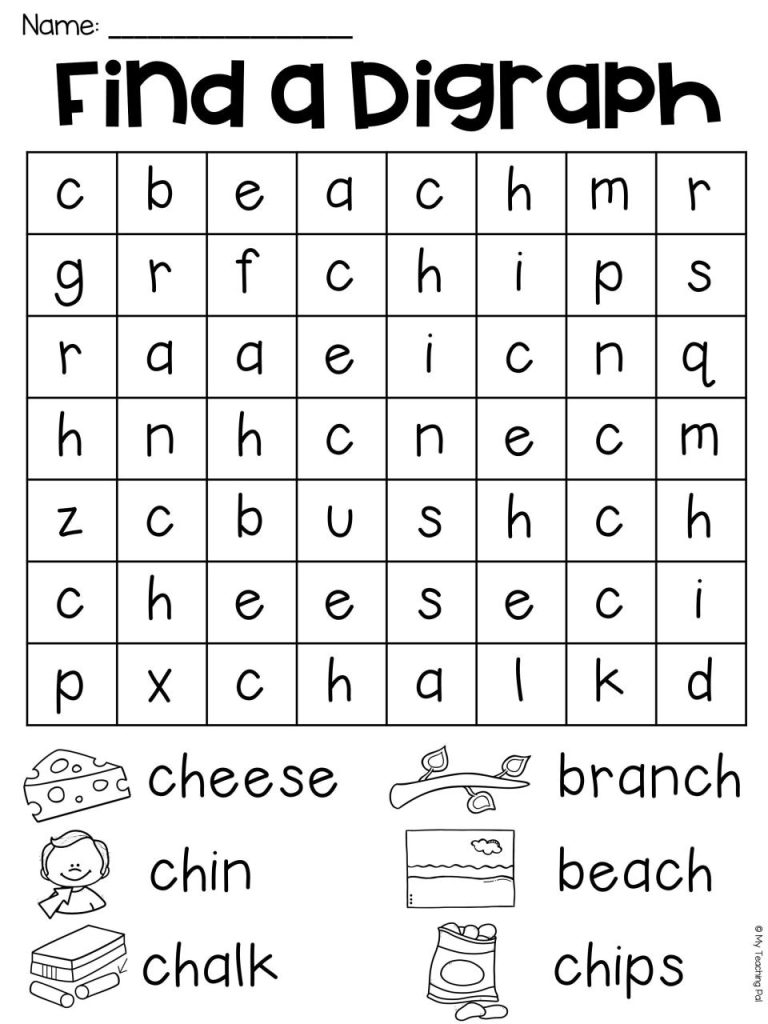 2nd Grade Ch Words Worksheet