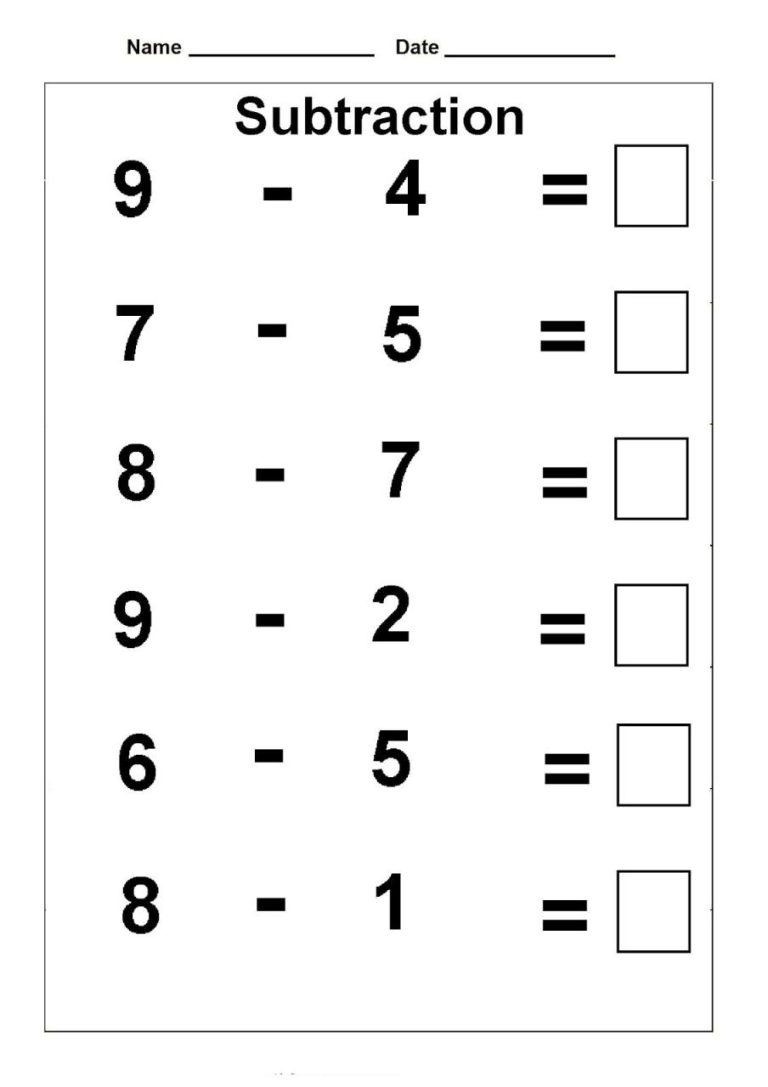 First Grade Math Worksheets Free Printable Pdf