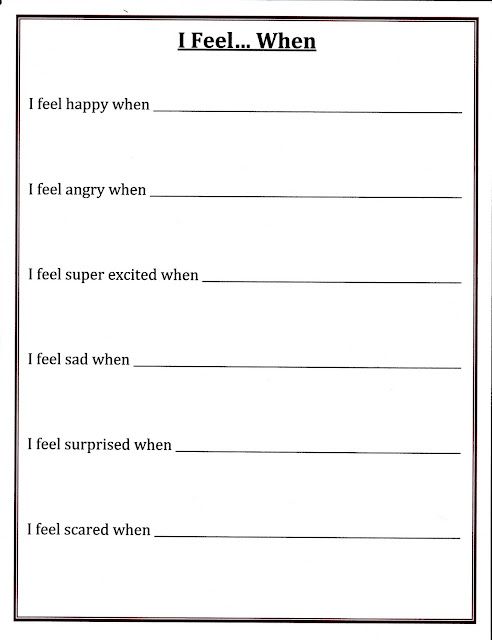 Self Esteem Worksheets For Women