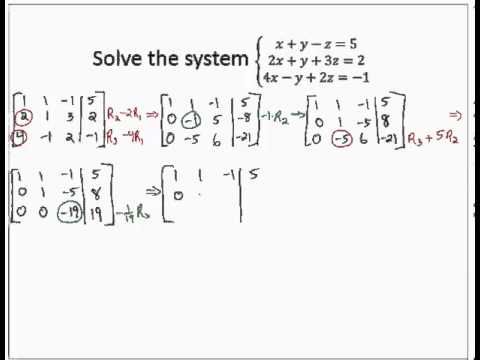 3×3 System Of Equations Worksheet