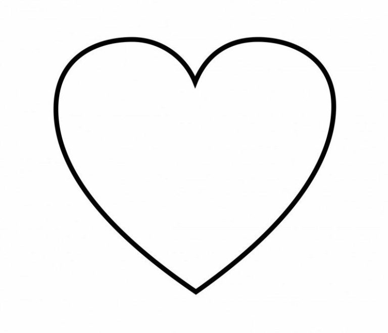 Heart Coloring Sheet