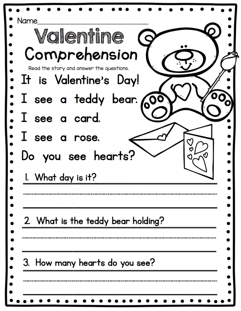 Heart Worksheet For Grade 2