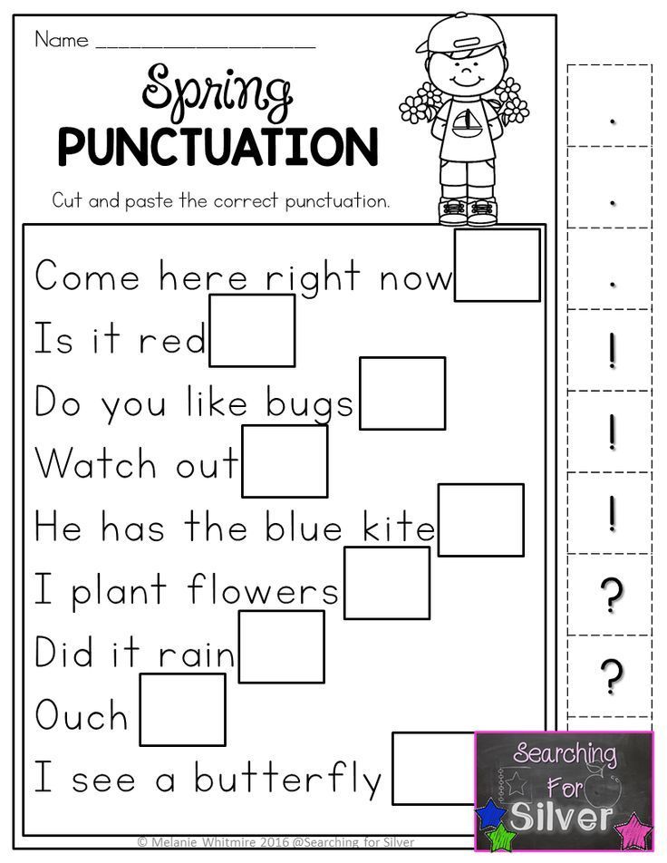 Punctuation Worksheets For Grade 2