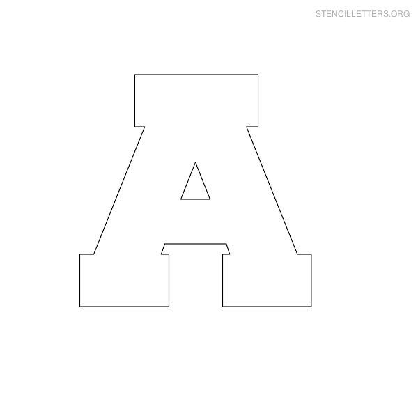 Block Free Printable Alphabet Letters Stencils