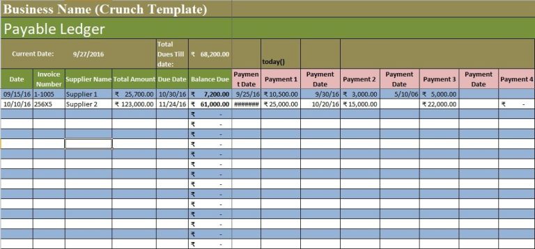 Accounting Worksheet Excel Accounting Template