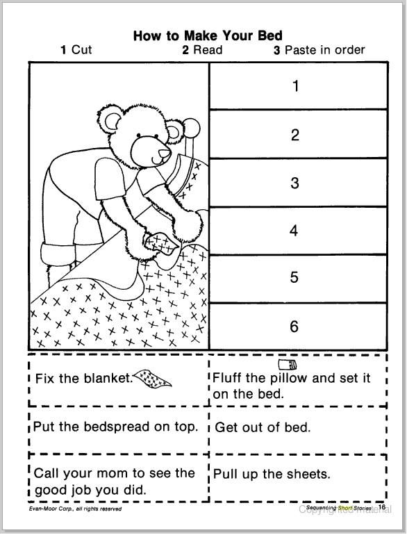 Sequencing Worksheets Free