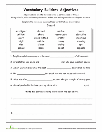 Year 3 English Worksheets Get Smart