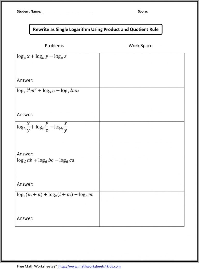 Absolute Value Worksheets 6th Grade Pdf