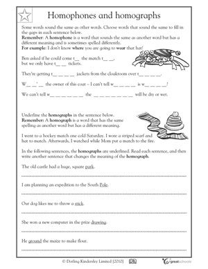 5th Grade Worksheets Writing