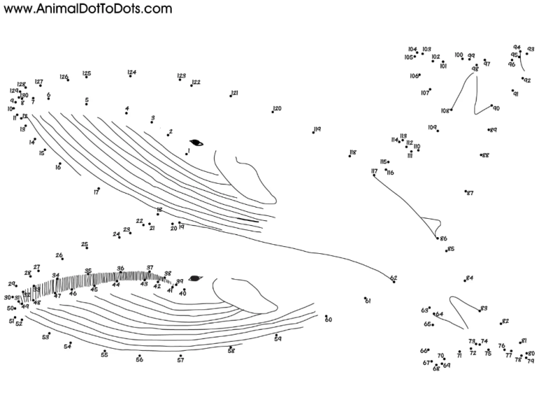 Printable Dot To Dot Coloring Pages