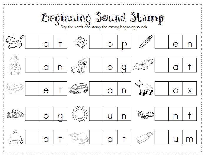 Beginning And Ending Sounds Worksheets Pdf