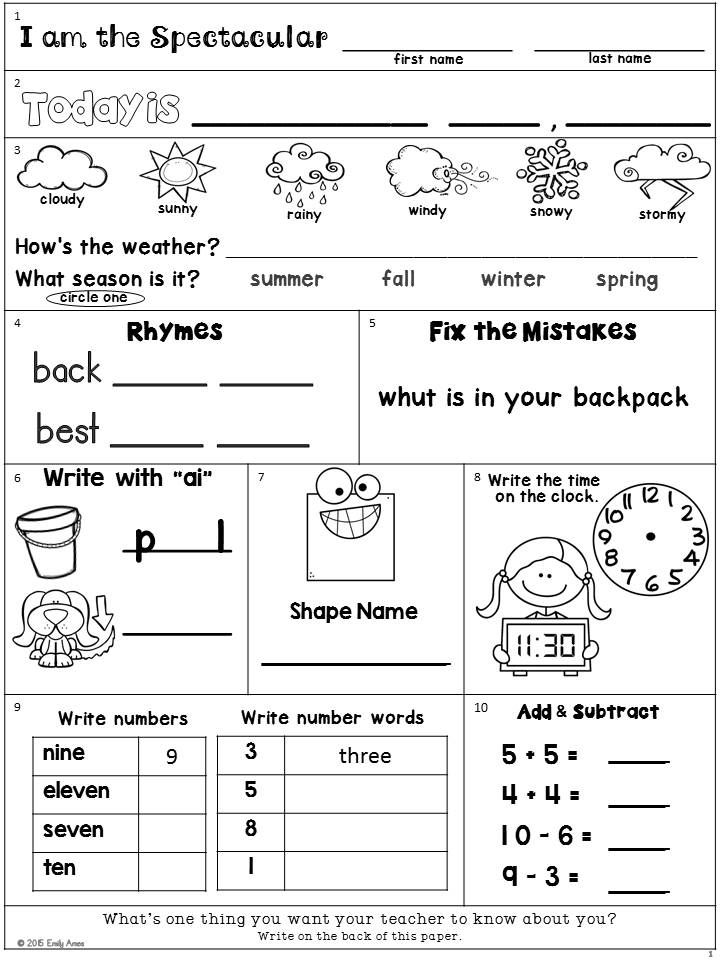 4th Grade Math Worksheets Pdf Packet