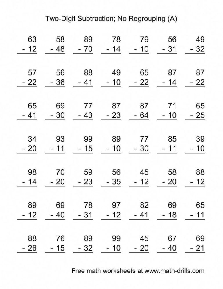 Adding And Subtracting Worksheets Grade 2 Pdf