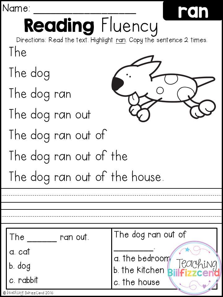 Kindergarten Reading Comprehension Worksheets Pdf Free