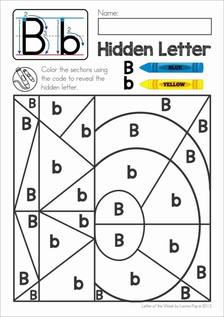 Phonics Letter B Worksheets Pdf