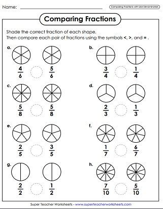 Equivalent Fractions Worksheet Pdf