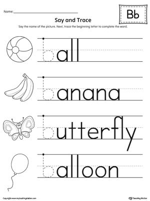 Letter B Worksheets