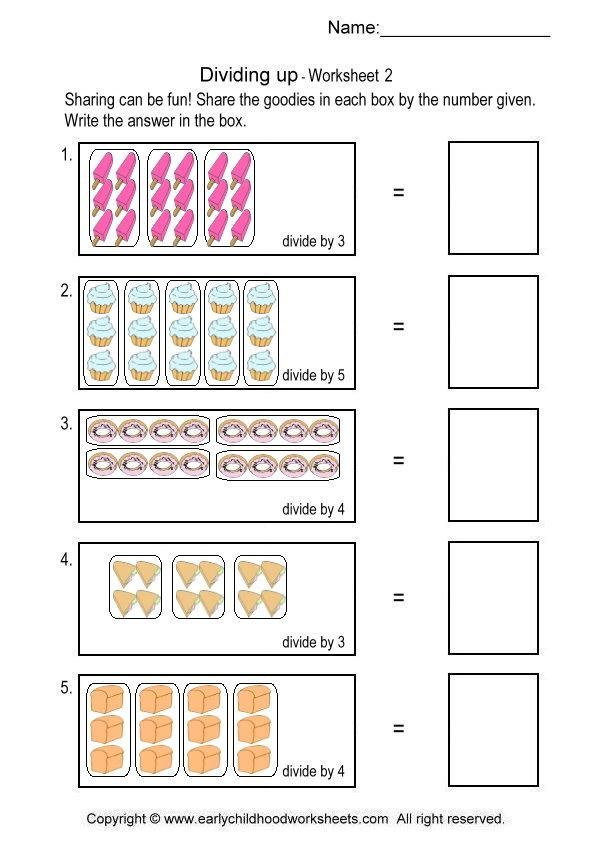 Division Worksheets Pdf