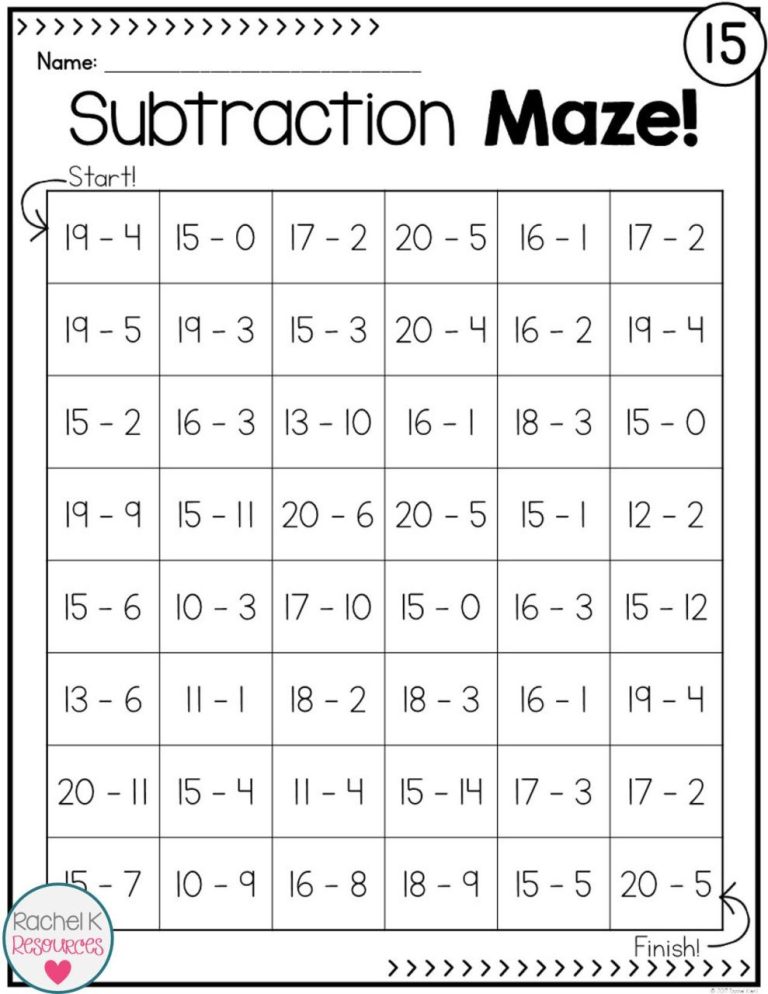 Addition Subtraction Worksheets Grade 2