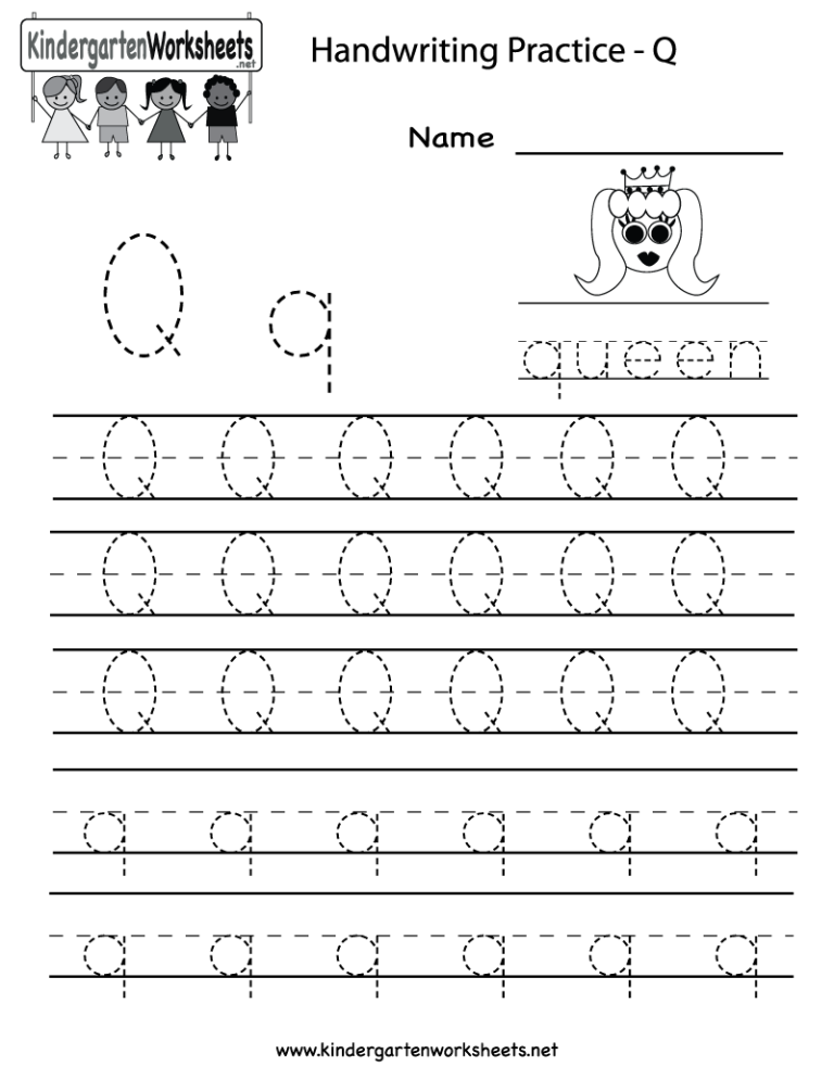 Letter Q Worksheets For Preschool