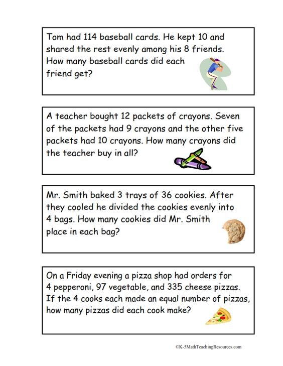 Two Step Multi Step Word Problems 4th Grade Pdf