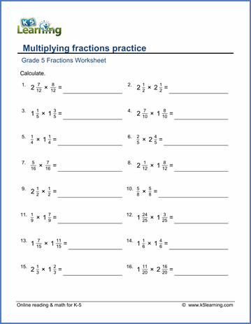 Dividing Mixed Numbers Worksheet Pdf