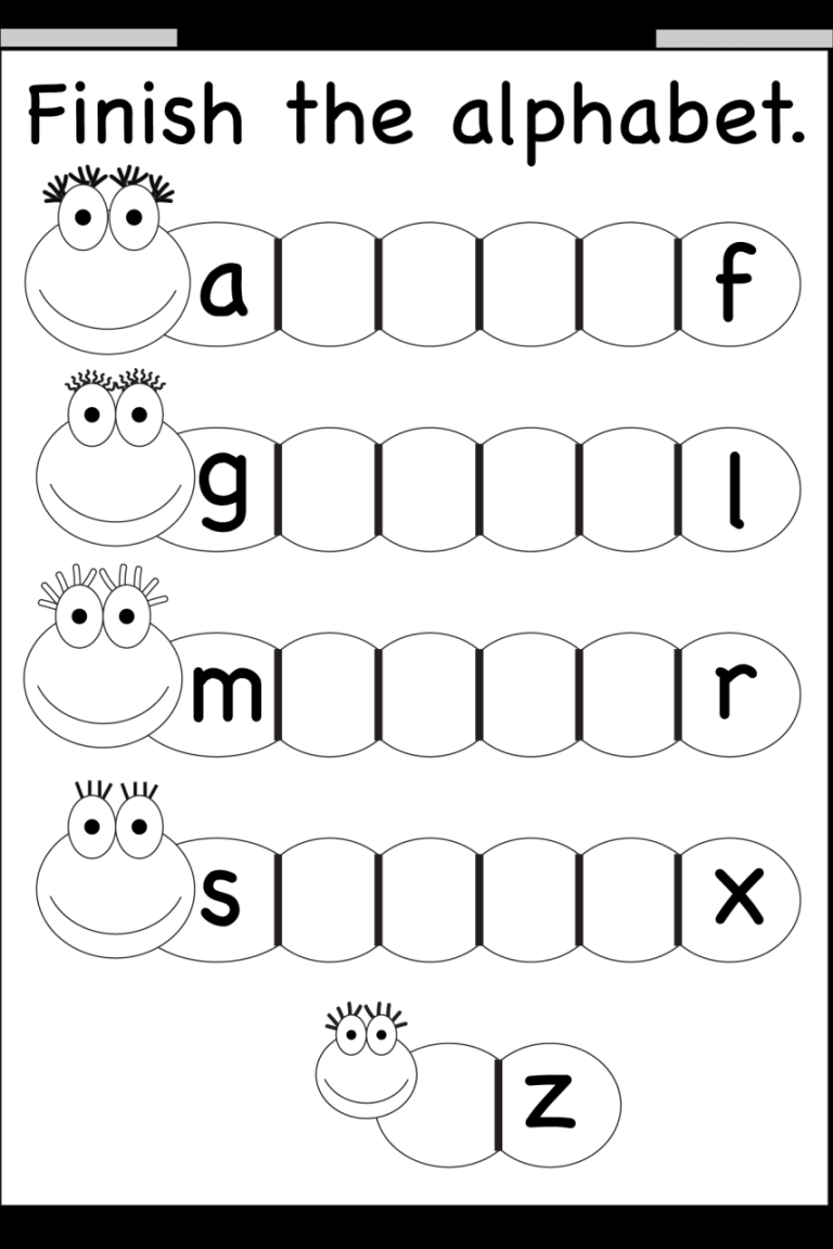 Free Printable Letter A Worksheets For Kindergarten