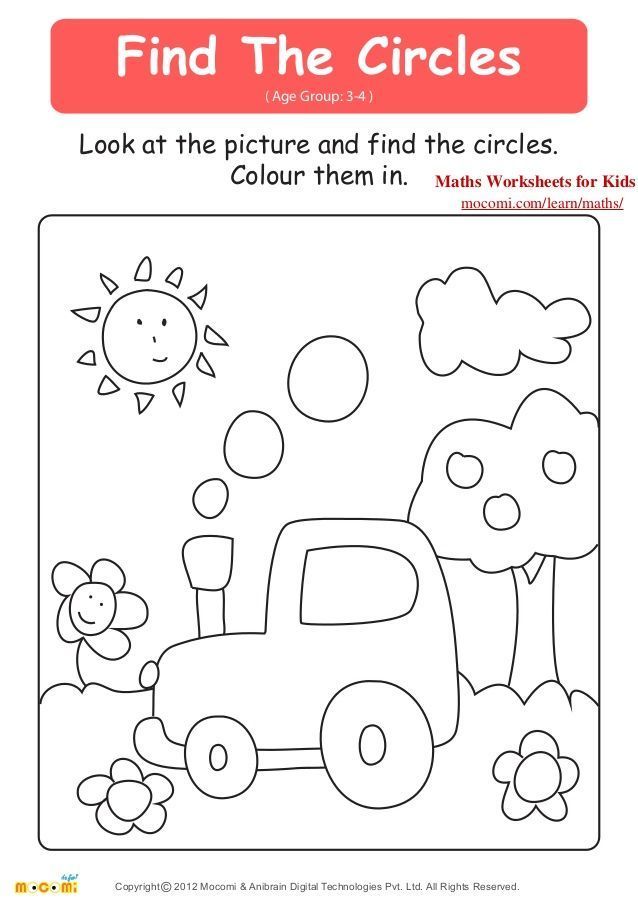 Preschool Worksheets Age 3 Free