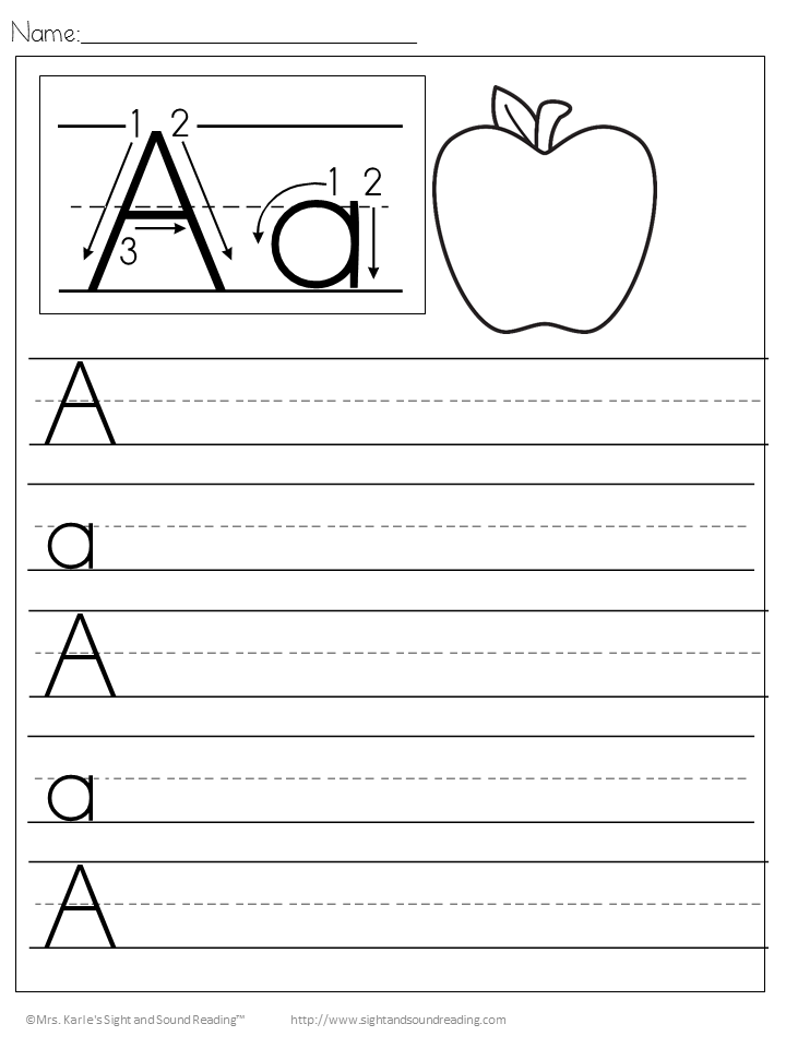 Handwriting Practice Worksheets