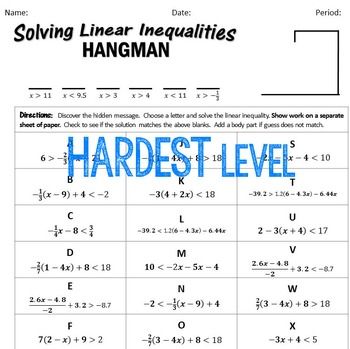 Polynomial Inequalities Worksheet With Answers Pdf