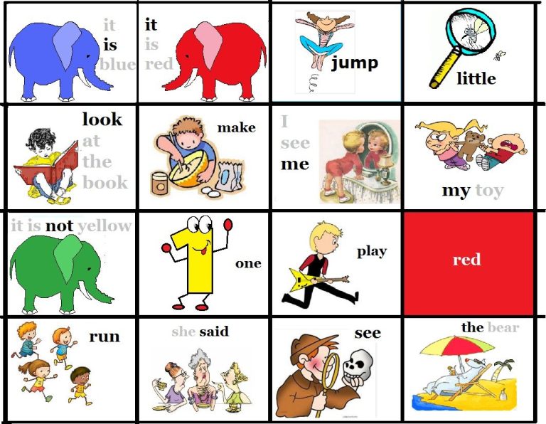 Free Printable Pre Primer Sight Words Flash Cards