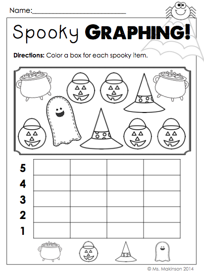 Fun Halloween Worksheets For Kindergarten