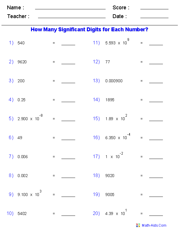 Chemistry Worksheets Grade 10