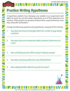 5th Grade Scientific Method Worksheet Answers