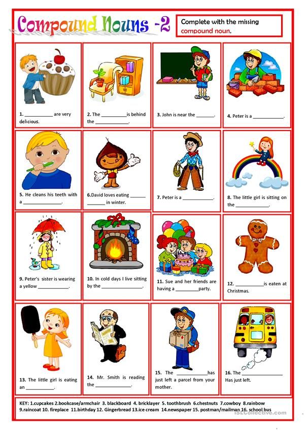 Compound Nouns Worksheet