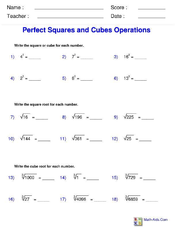 Solving Radical Equations Worksheet Answers