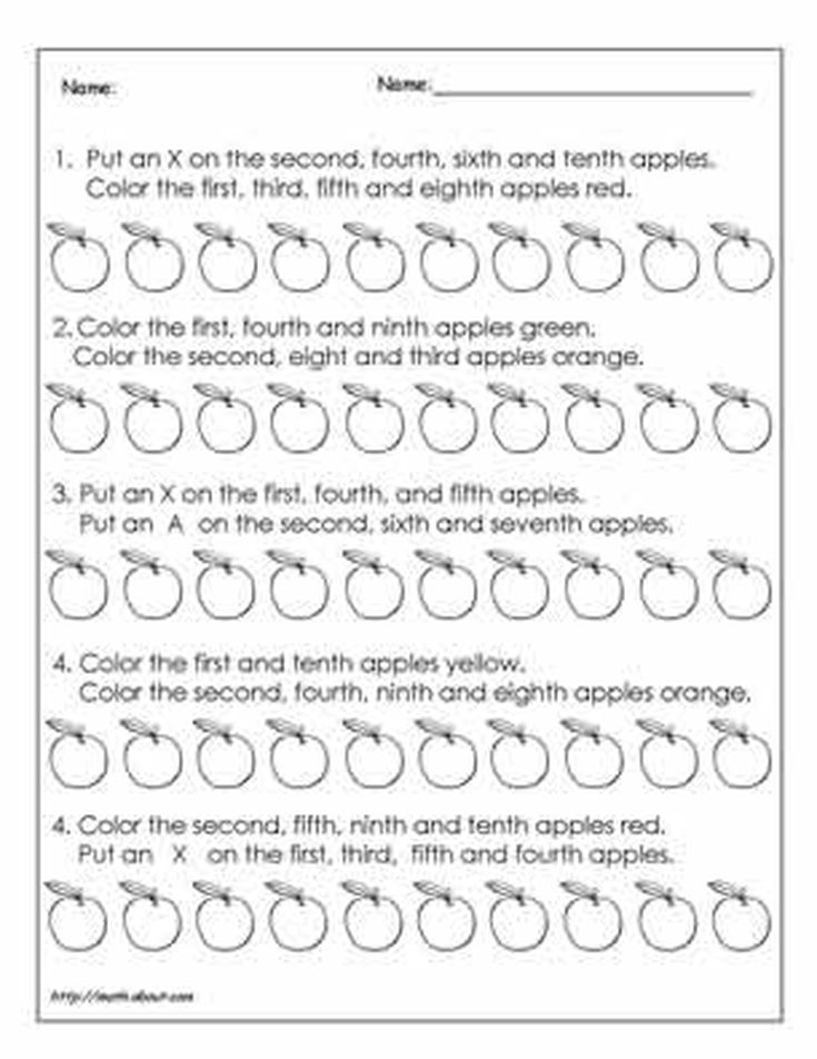 Identifying Ordinal Numbers Worksheet Grade 3