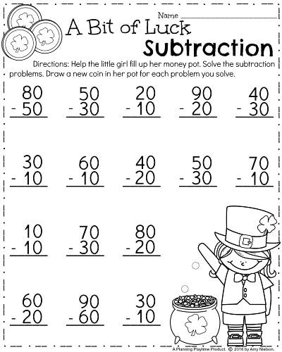 Math Problems For 1st Graders