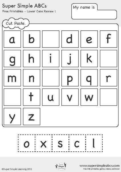 Educational Abc Worksheets For Kindergarten Printables