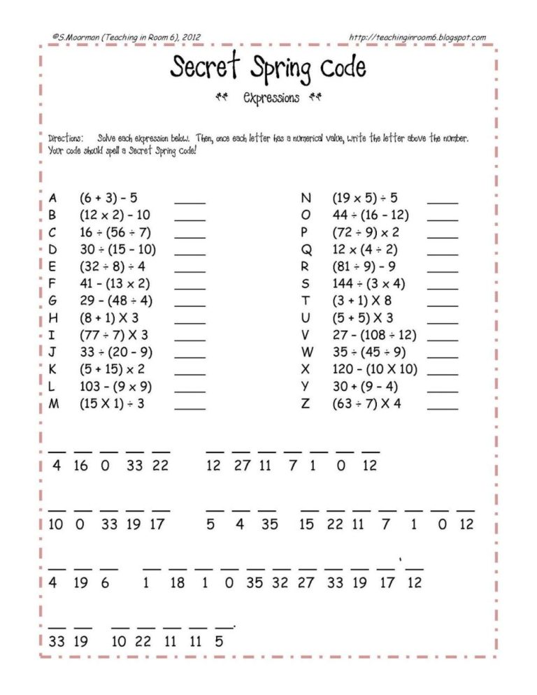 Fun Multiplication Worksheets Grade 5