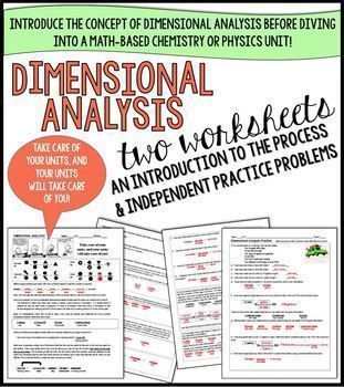 Apes Dimensional Analysis Worksheet Answers