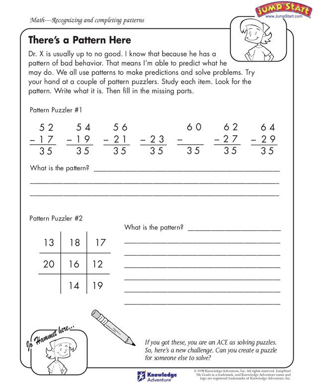 Fifth Grade Math Worksheets Grade 5