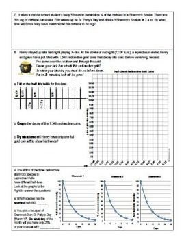 Key Half Life Worksheet