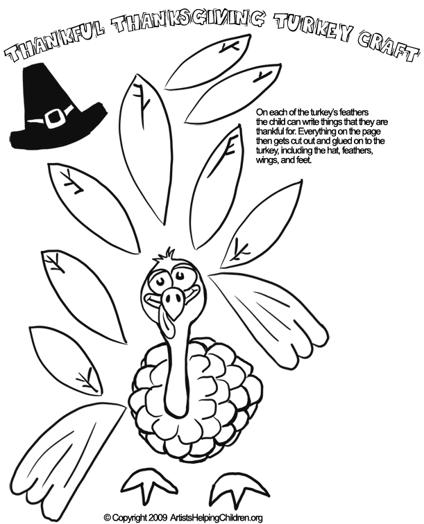 Printable Thanksgiving Coloring Sheets