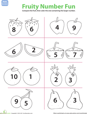 Big And Small Worksheets For Toddlers