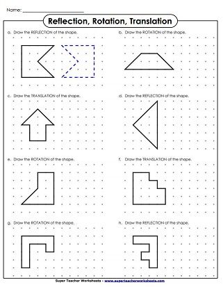 Reflection Worksheet Answers