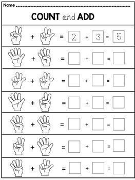 Addition Worksheets For Kindergarten With Pictures