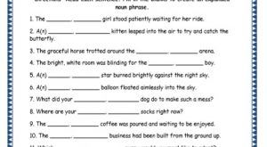 English Worksheets For Grade 3