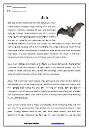 Halloween Reading Comprehension 4th Grade