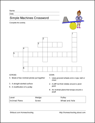 Simple Machines Worksheet 4th Grade